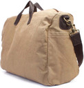 Brune canvas leather mens small travel bag clearance