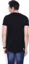 Black Regular Fit Men's Short Sleeves T-Shirt by Being Human Clothing