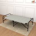 FurniGully Bharat Folding Cot Foldable Bed Single Home Cum