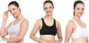 Buy FEELIN Women's Everyday Cotton Non Padded Sports Bra for Gym Workout  Full Support Women Sports Non Padded Bra Online at Best Prices in India