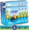 lyficare ClassicPants, WaistSize(30-48Inch), Packof 6- Adult Diapers - L - Buy  60 lyficare Adult Diapers