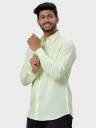 Ramraj Cotton Men Solid Casual Light Green Shirt - Buy Ramraj Cotton Men  Solid Casual Light Green Shirt Online at Best Prices in India