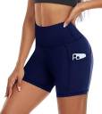 SHAPERX Solid Women Blue Gym Shorts - Buy SHAPERX Solid Women Blue