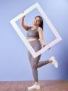 BlissClub Solid Women Grey Tights - Buy BlissClub Solid Women Grey Tights  Online at Best Prices in India