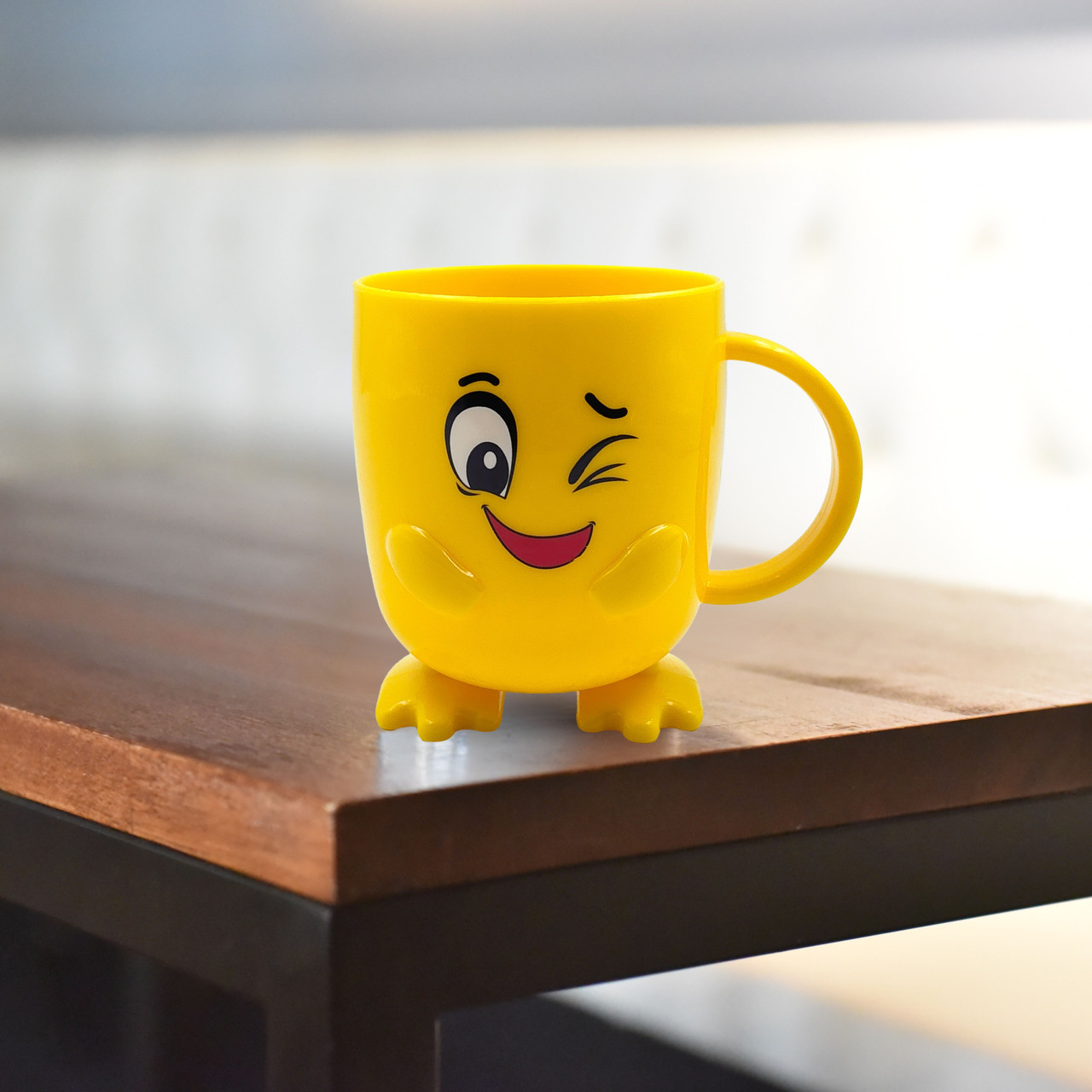 Plast Boy LLP Penguin Wink Plastic Coffee Mug (450 ml)