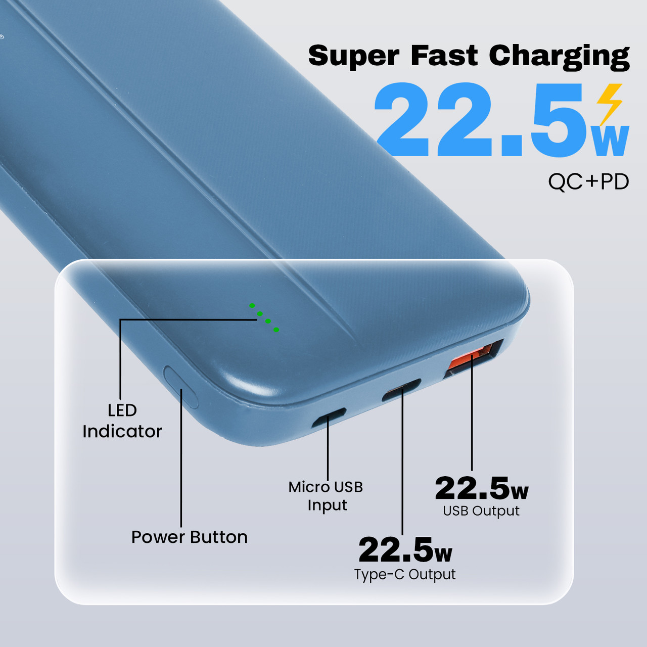 EVM 10000 mAh EnBolt Power Bank thumbnail 3