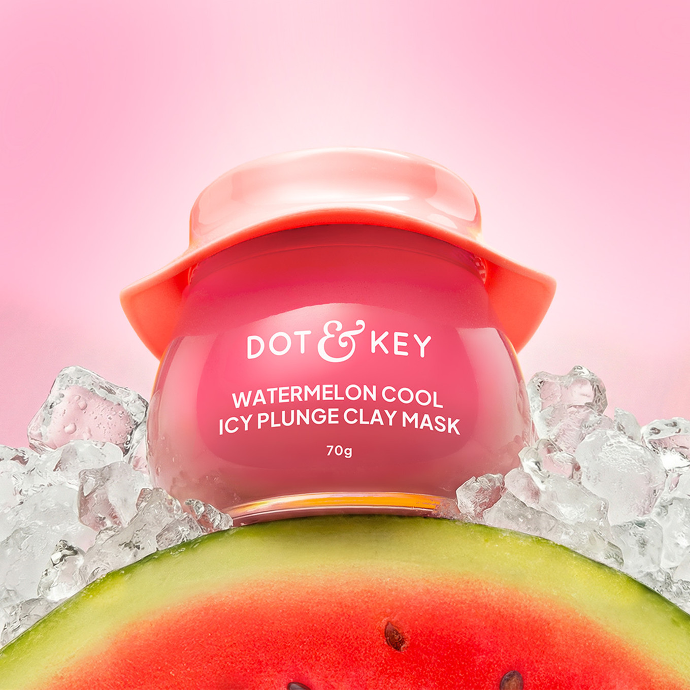 Dot & Key Watermelon Cool Icy Plunge Clay Mask (70 g)
