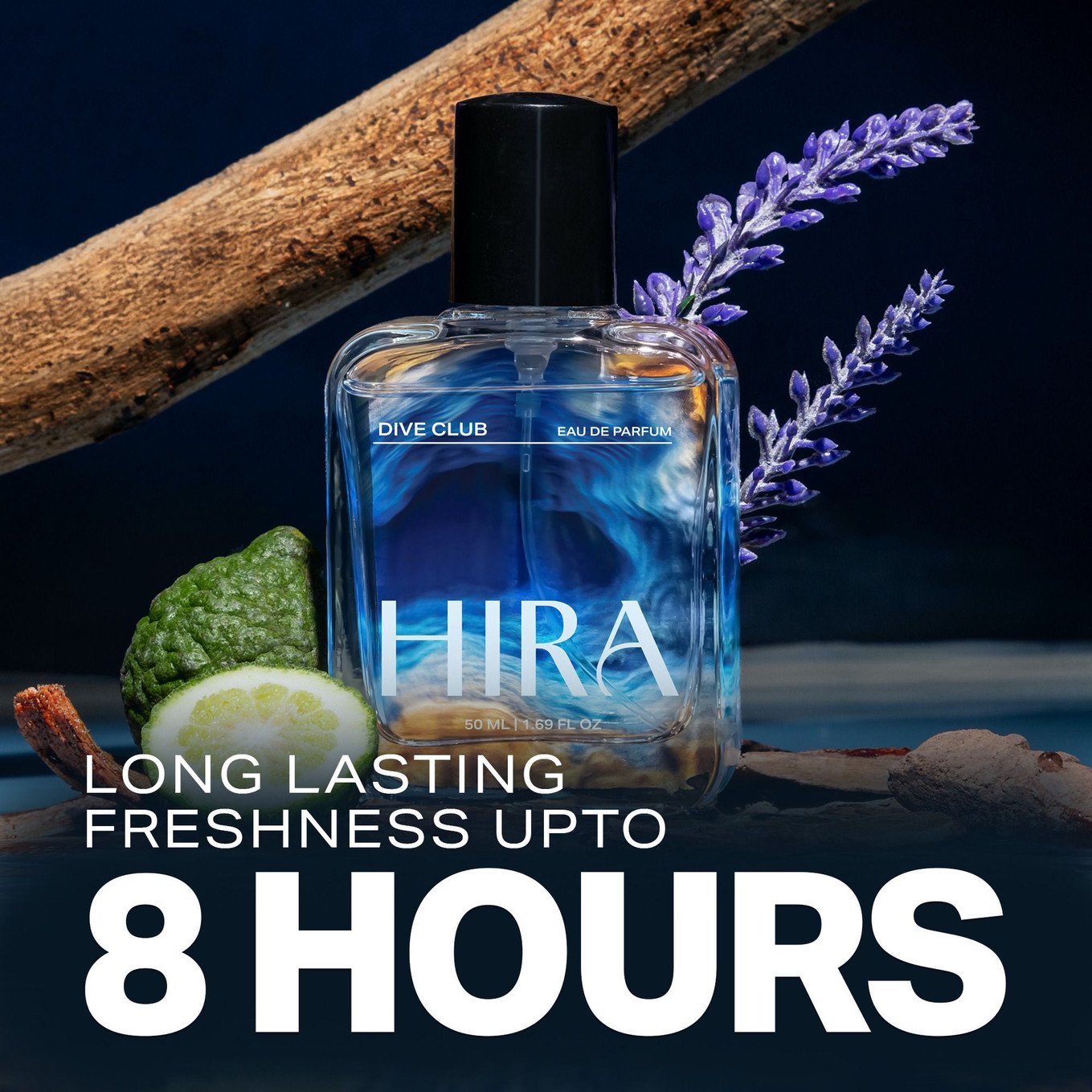 HIRA Men Dive Club Long Lasting Eau De Parfum - 50 ml