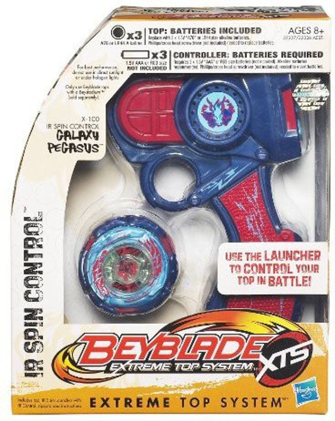 Beyblade Extreme Top System X100 Ir Spin Control Galaxy Pegasus Top