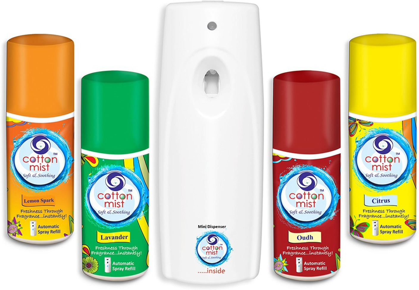 5 in fresheners top india air Liquid Buy Cotton   Freshener in Mist Lavander Citrus Oudh India Price Air Home Lemonspark