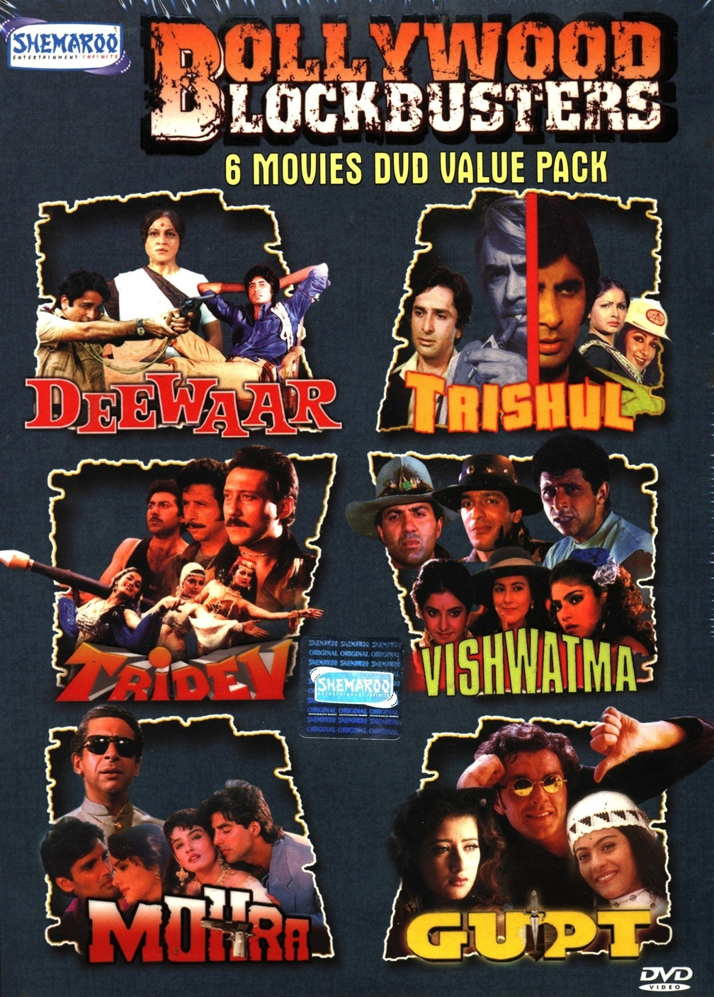 Bollywood Blockbusters - 6 Movies DVD Value Pack (Deewaar ... 24 january 1992 music by: