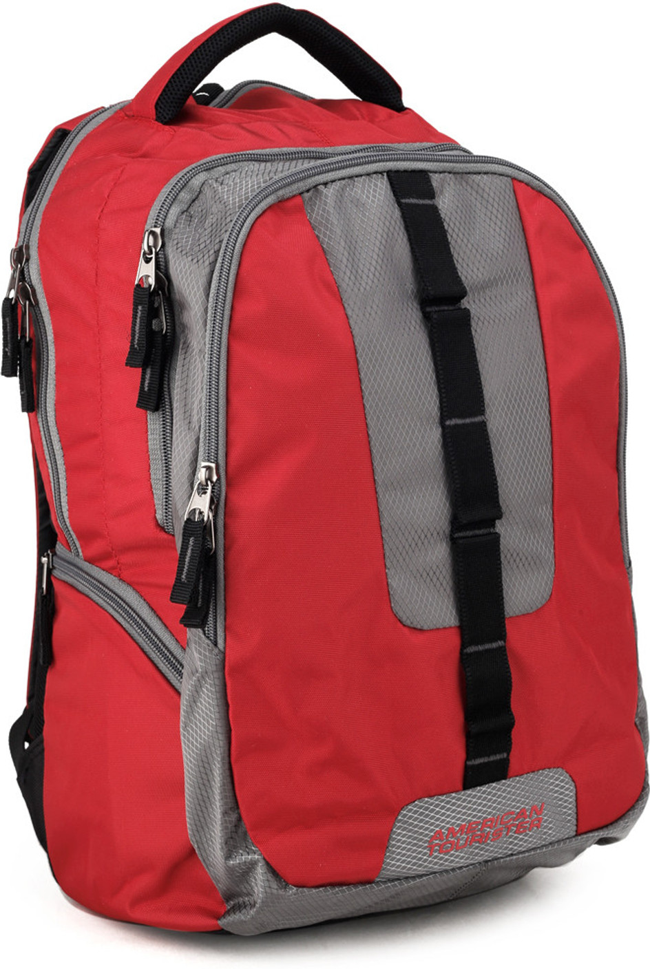 American Tourister Buzz 04 Laptop Backpack Red and Grey - Price in India | Flipkart.com