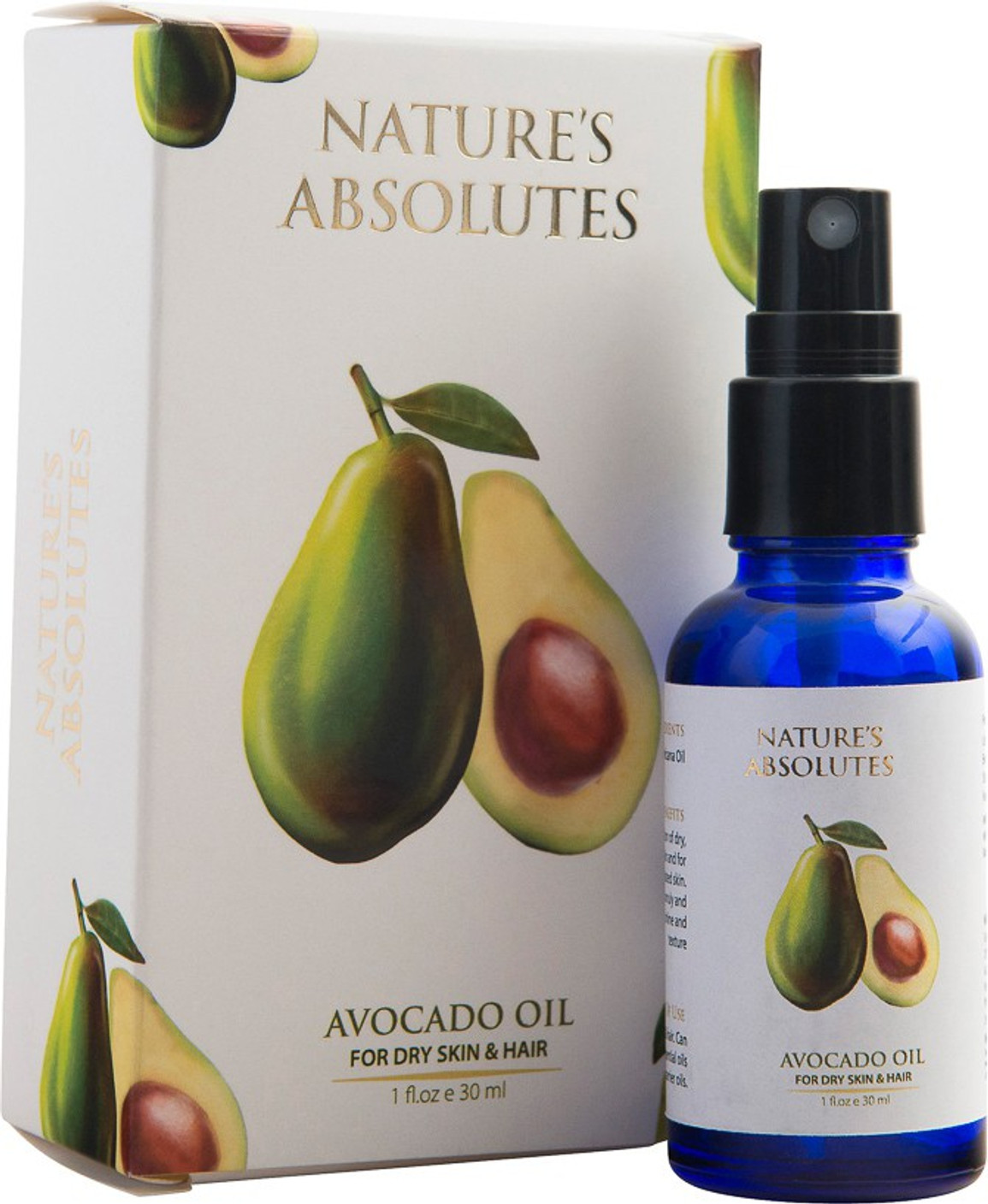 Natures Absolutes Pure Avocado Oil Cold Pressed Organic 30 Ml Natures Absolutes Pure Avocado Oil Cold Pressed Organic 30 Ml