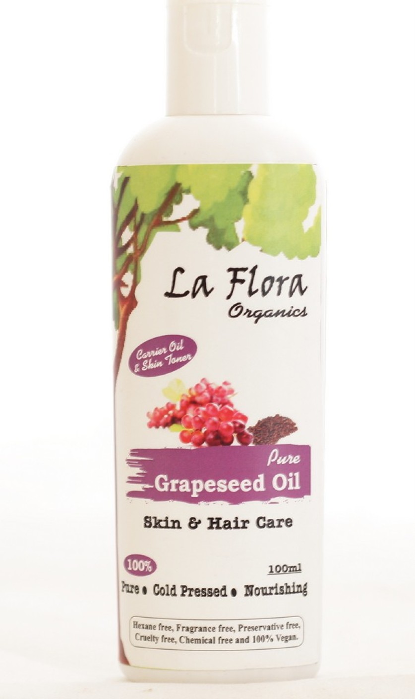La Flora Organics Pure Grape Seed Oil Skin Hair Care Price In
