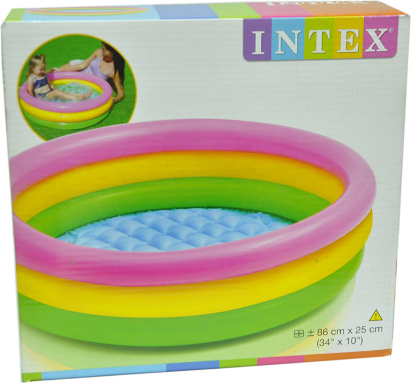 Intex Water Tub Inflatable Pool 5ft Diameter Baby Bath Seat Price in