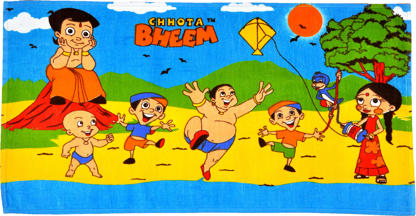 Chhota Bheem Cotton Baby Towel Buy Chhota Bheem Cotton Baby Towel