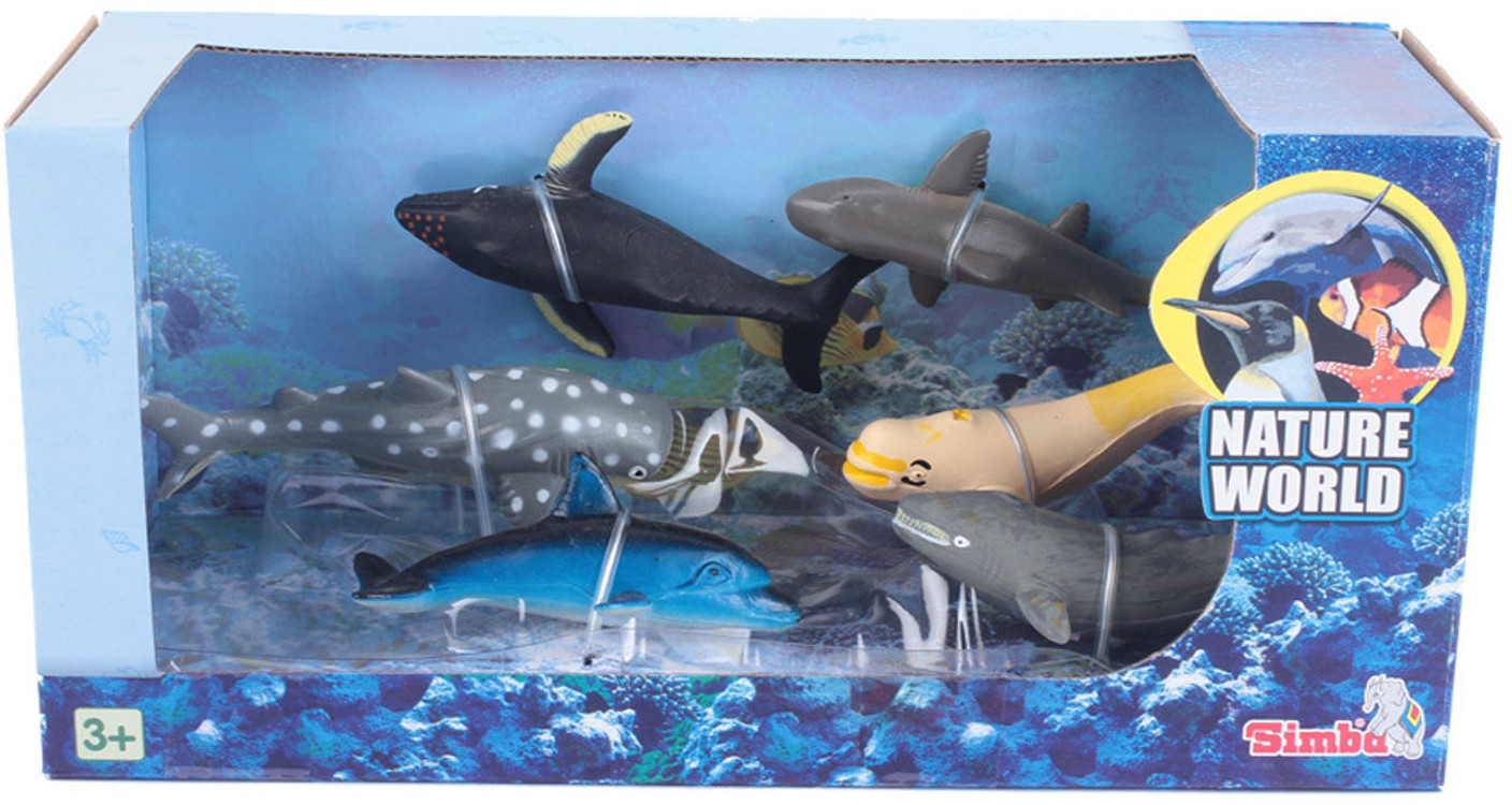 Simba Nature World Ocean Animals Flying Fish Bath Toy Nature World
