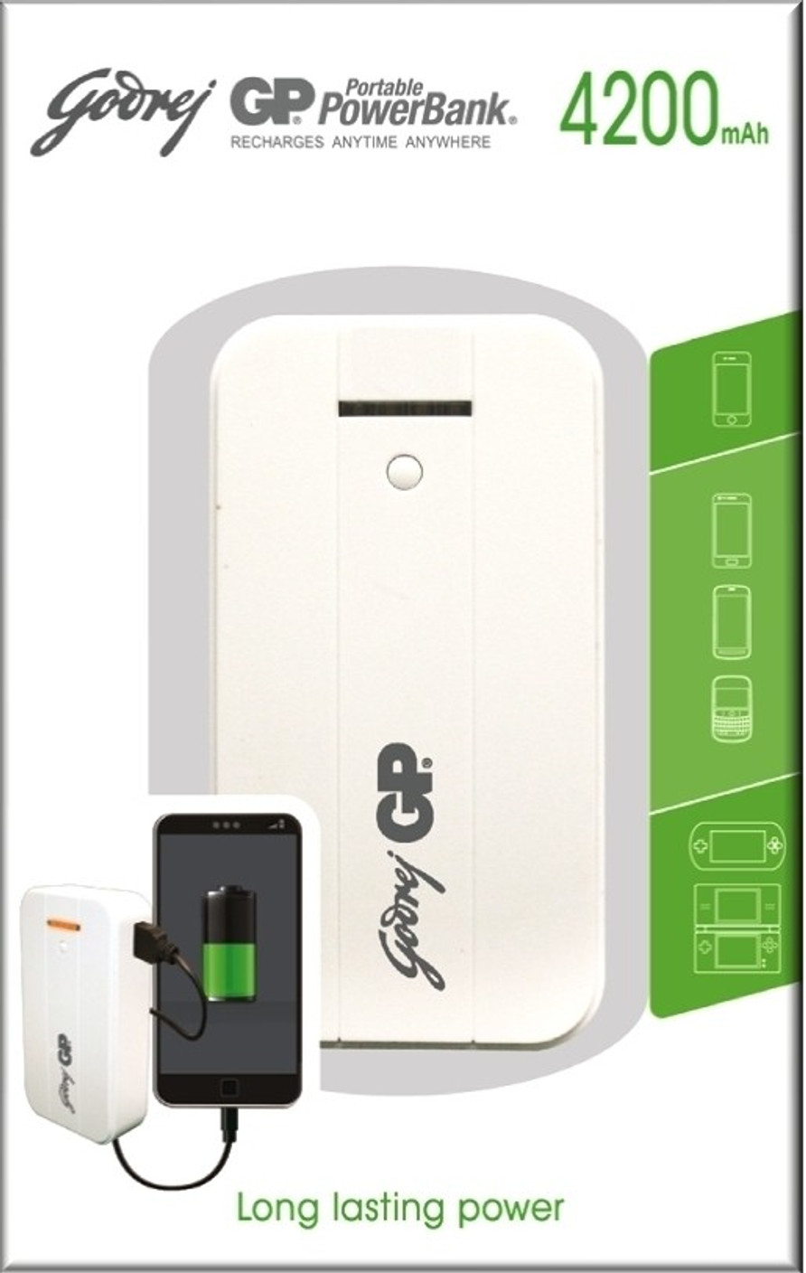 Godrej GP 4200 mAh Portable Power Bank Godrej GP