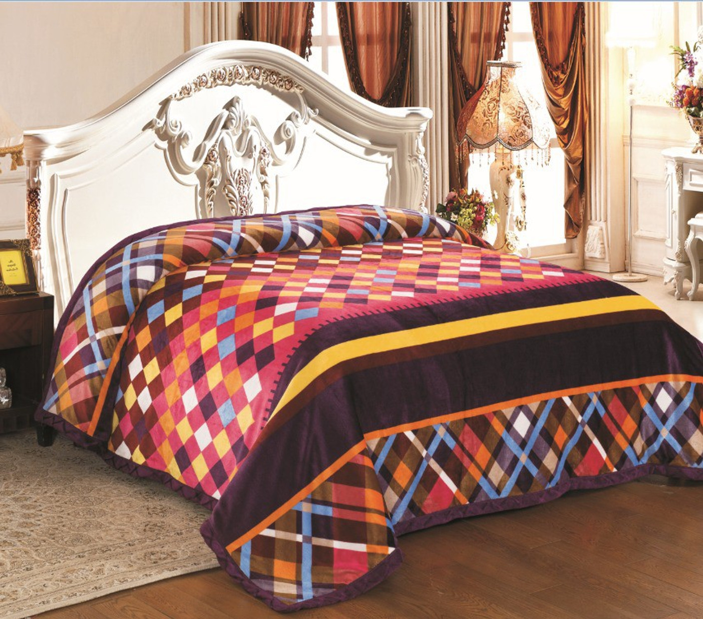 Signature Checkered Double Duvet Multicolor Buy Signature Checkered
