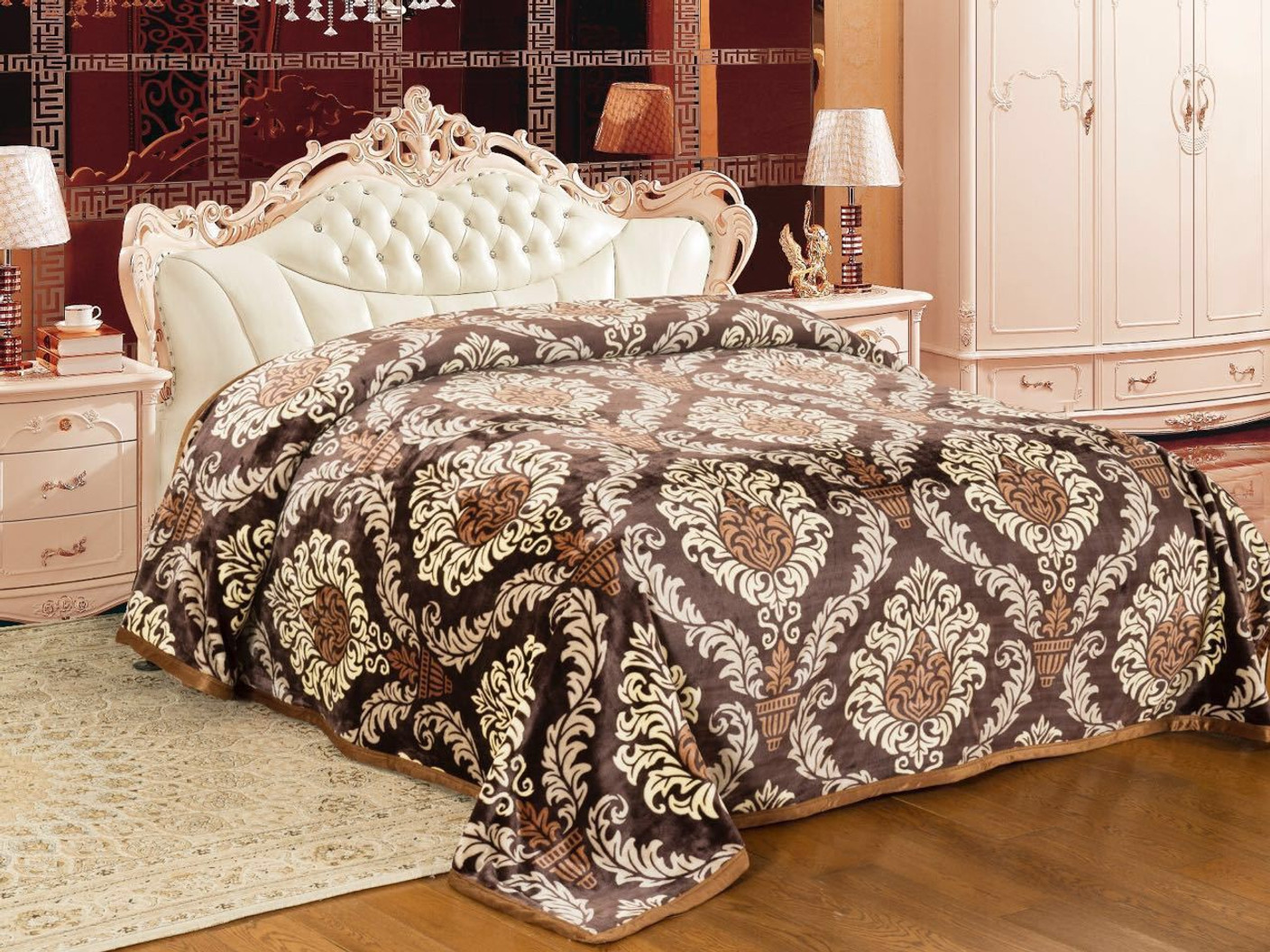 Signature Floral Double Blanket Multicolor Buy Signature Floral