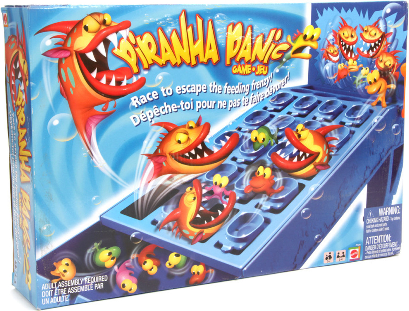 Mattel Piranha Panic Board Game Piranha Panic Game . shop for Mattel