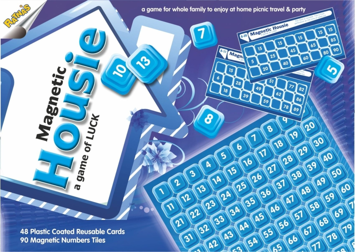 Ratnas Housie Board Game Housie . shop for Ratnas