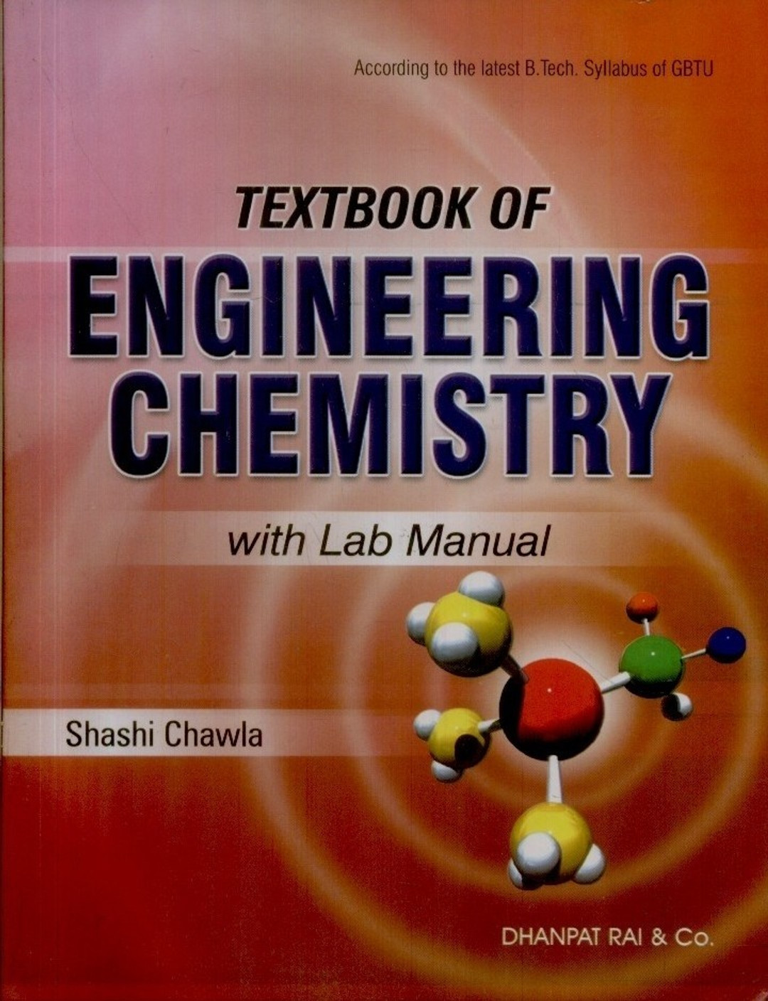 Textbook of Engineering Chemistry with Lab Manual 9th Edition Buy