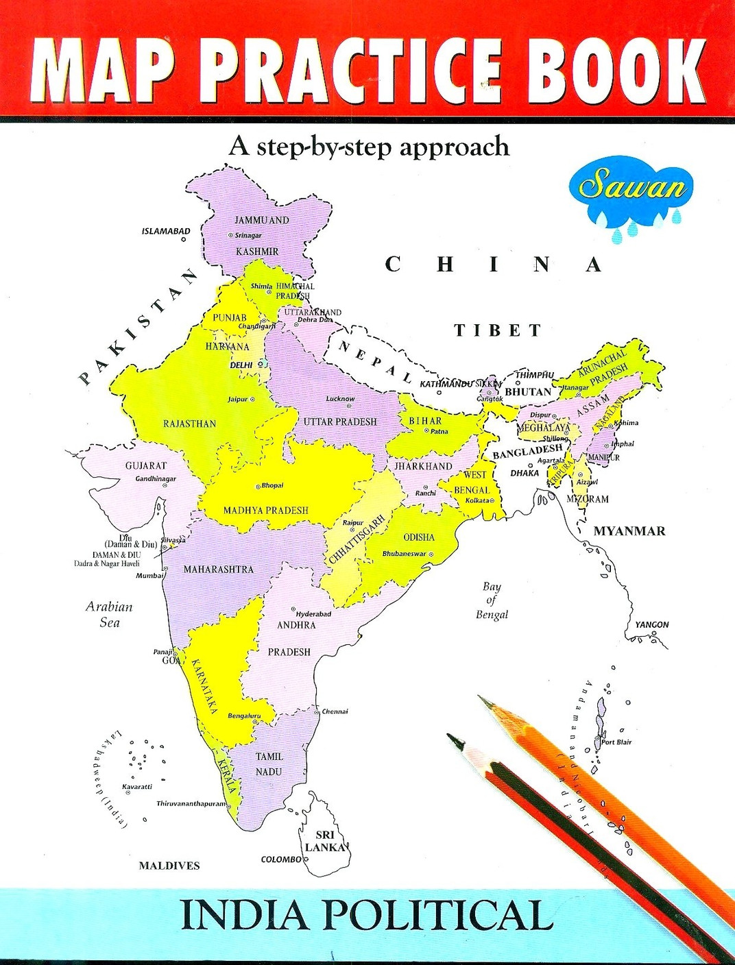 Political Map Of India For Practice - Map Practice Book India Poltical Original Imad6sffydprfdmk 