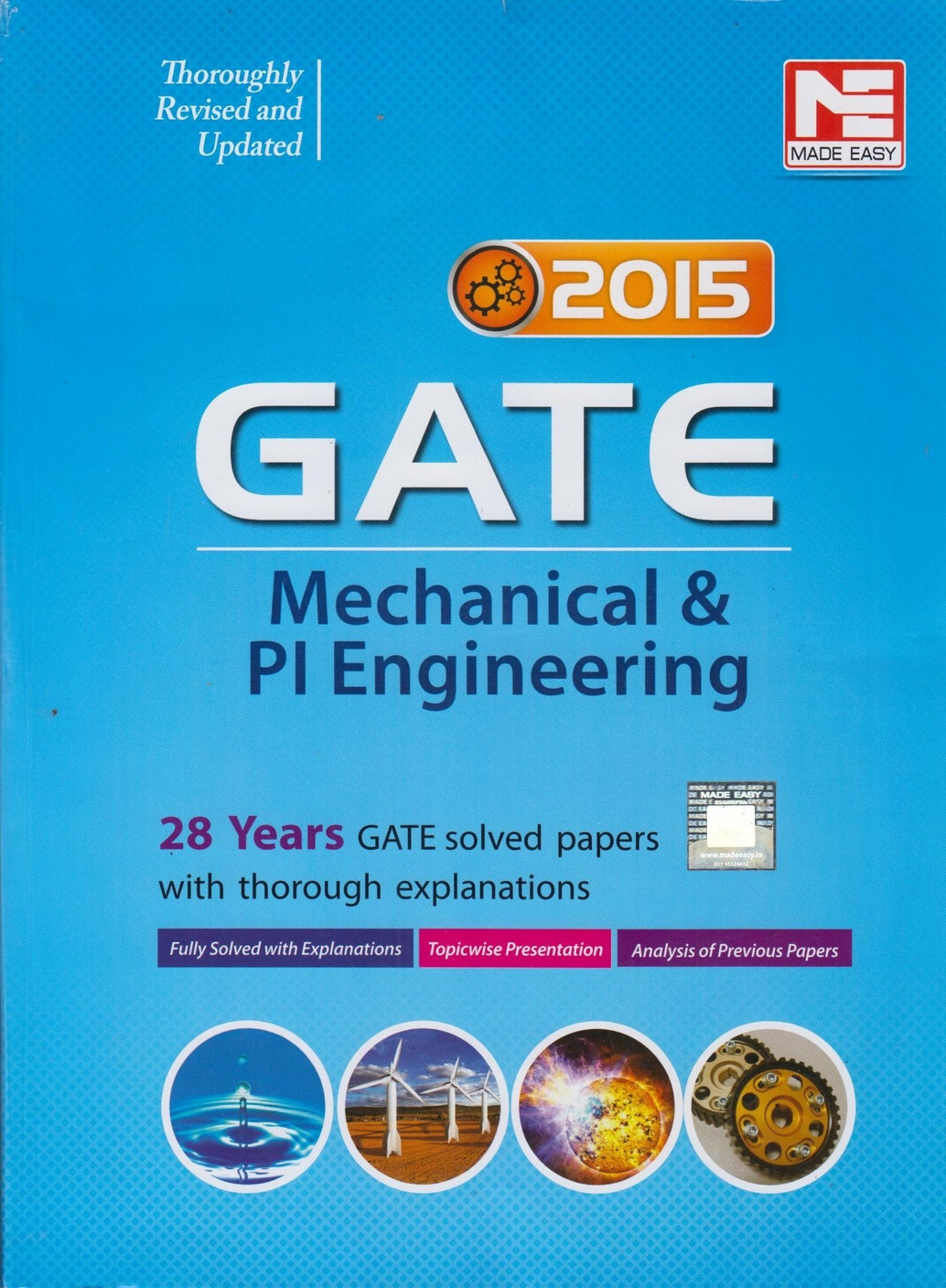 GATE Mechanical & PI Engineering 2015 28 Years GATE Solved Papers