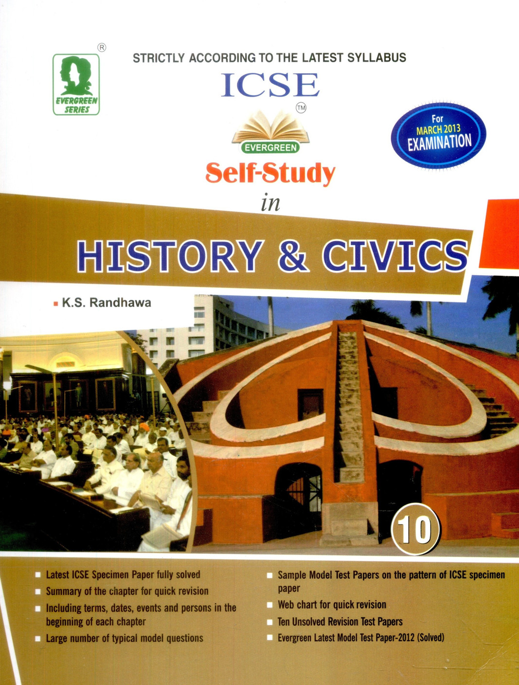 Evergreen ICSE SelfStudy in History and Civics for Class 10 Buy