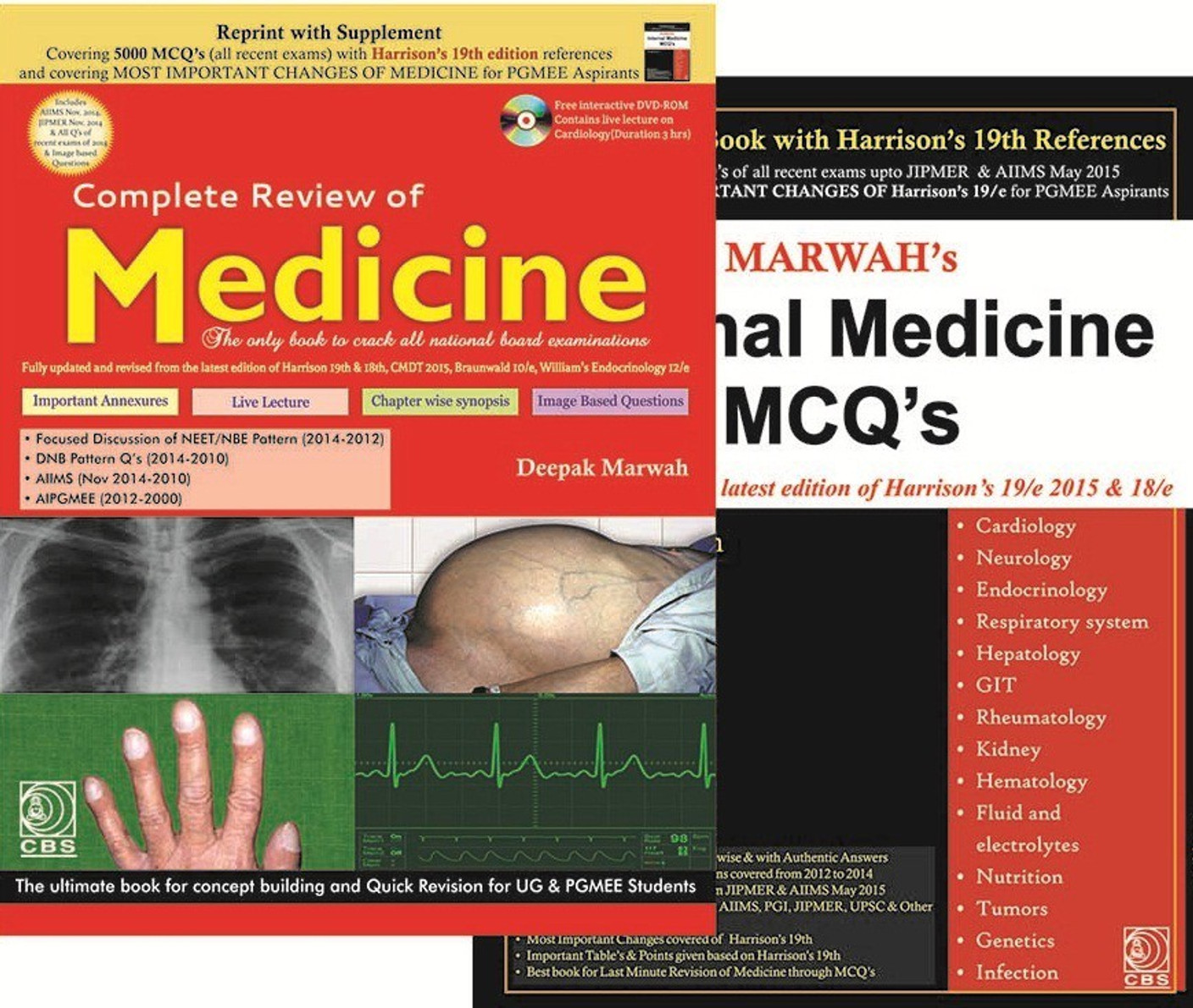Complete Review of Medicine + Marwah Internal Medicine MCQ Reference