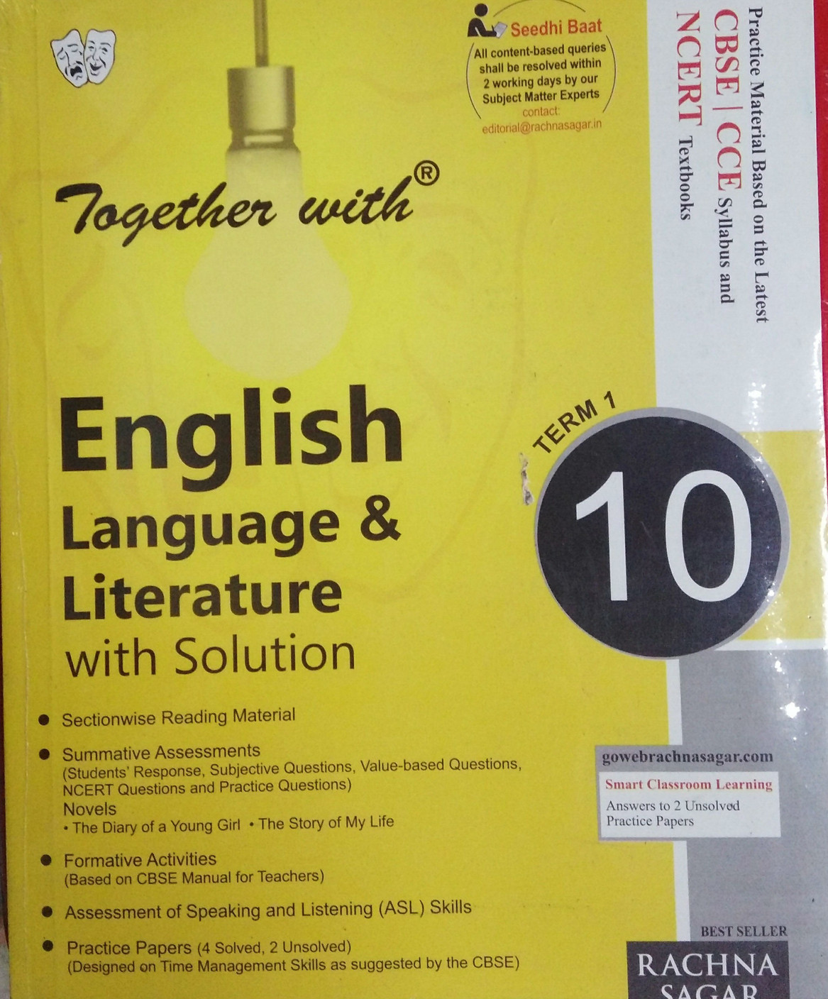 Cbse Together With English Language Literature With Solution Term 1 Class 10 1st Edition Cbse Together With English Language Literature With Solution Term 1 Class 10 1st Edition