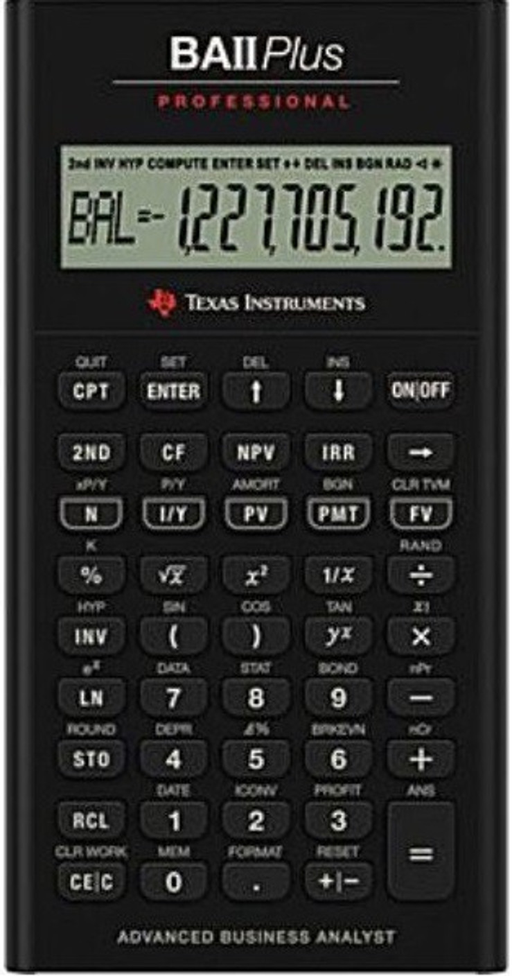 Flipkart.com | Texas Instruments BA II Plus Professional Financial Calculator - Financial