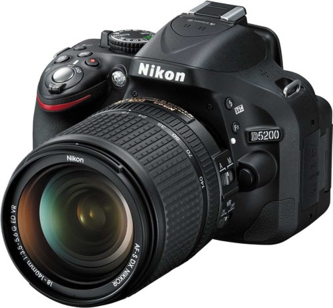  Nikon  D5200 DSLR Camera  Body with 18 140 mm VR DX Lens 