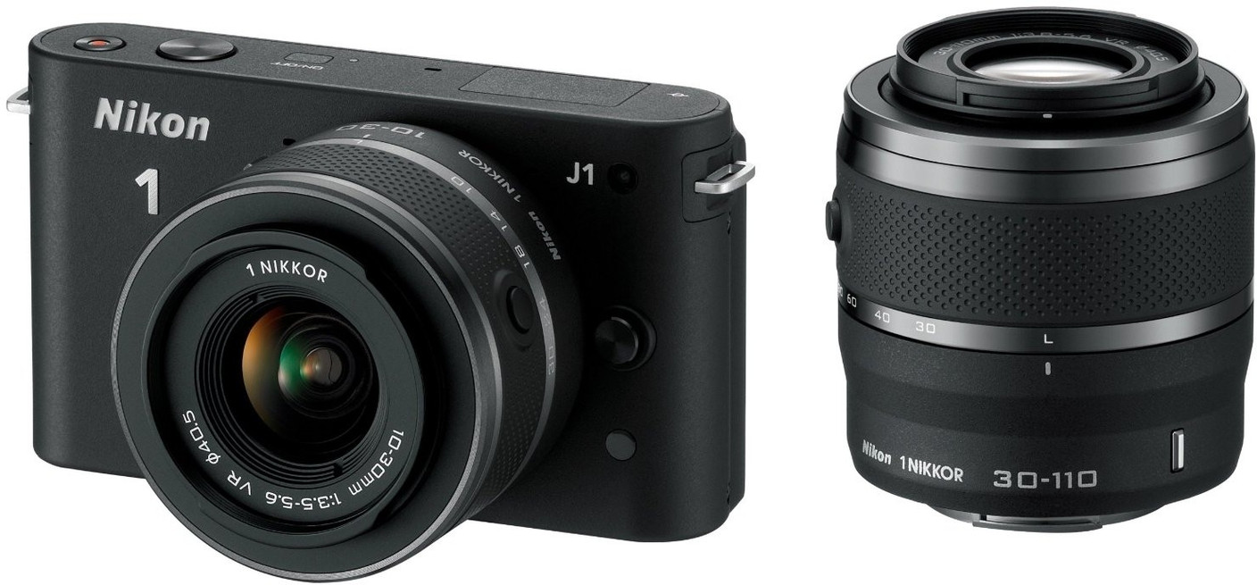 Buy Nikon 1 J1 Body with 1030 mm & 30110 mm Lenses