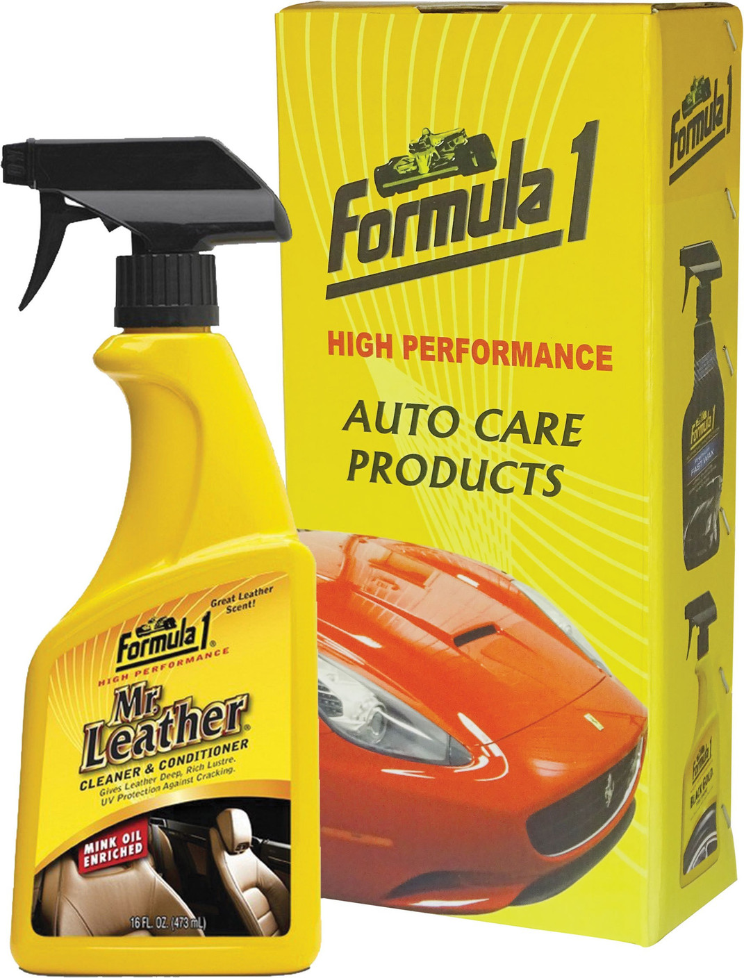 Formula 1 Mr. Leather Conditioner Spray 615163 Vehicle Interior Cleaner