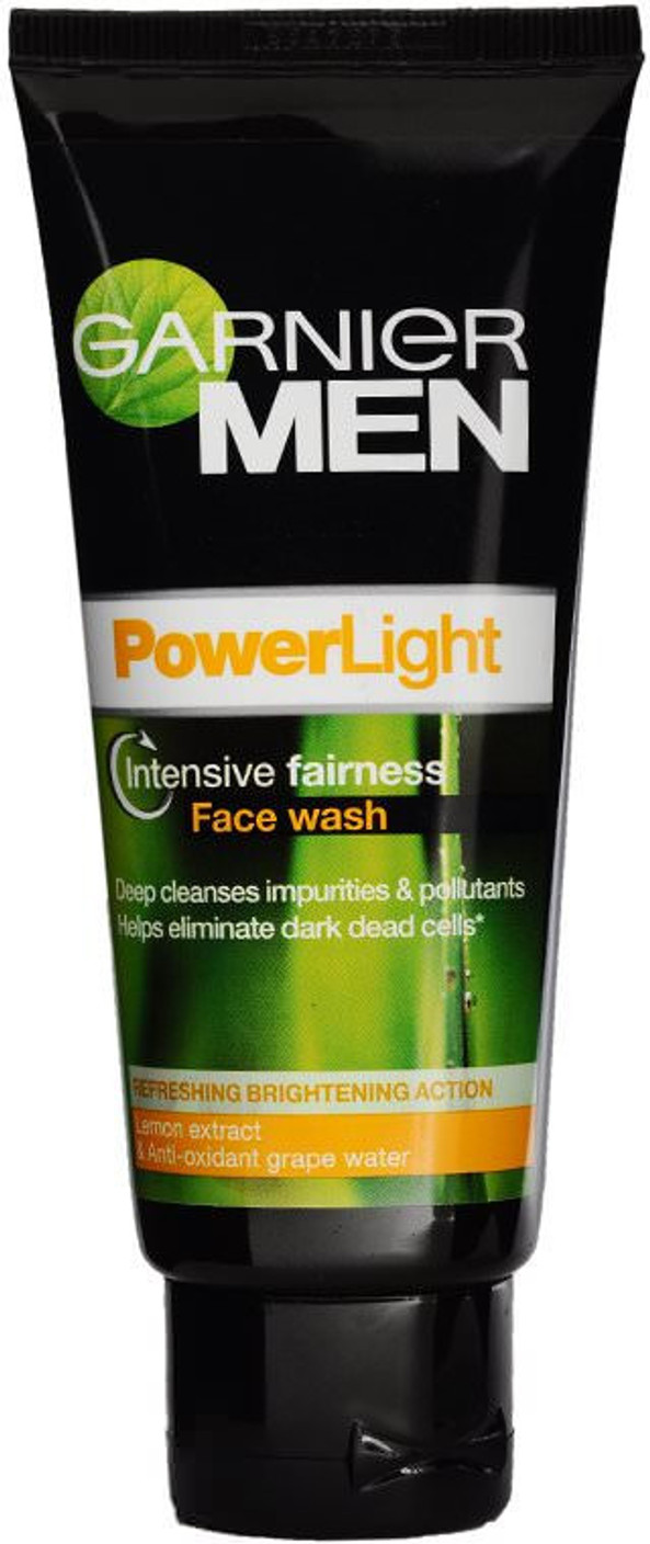 Garnier Men Power Light Face Wash Price in India, Buy Garnier Men