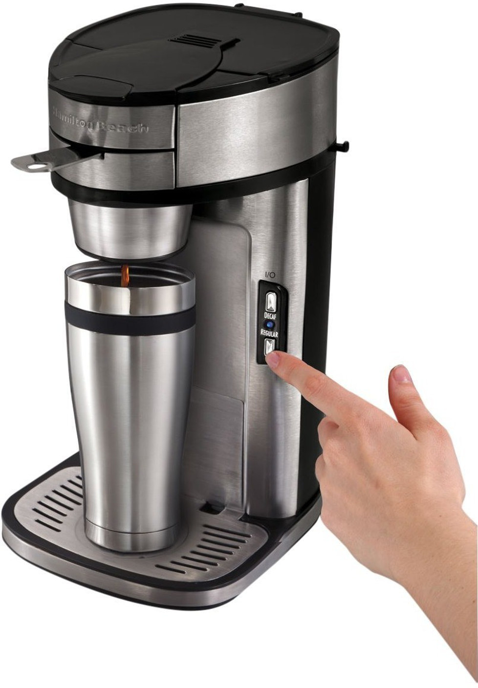 Hamilton Beach The Scoop SingleServe Coffee Maker Price in India Buy Hamilton Beach The Scoop