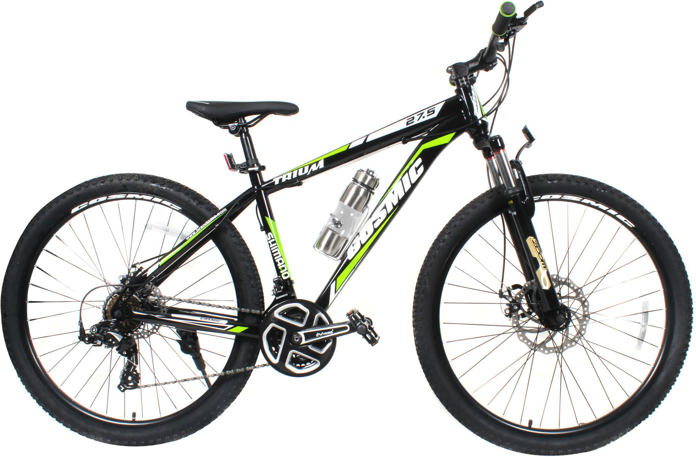 COSMIC TRIUM 27.5 INCH MTB BICYCLE 21 SPEED BLACK/GREEN ...