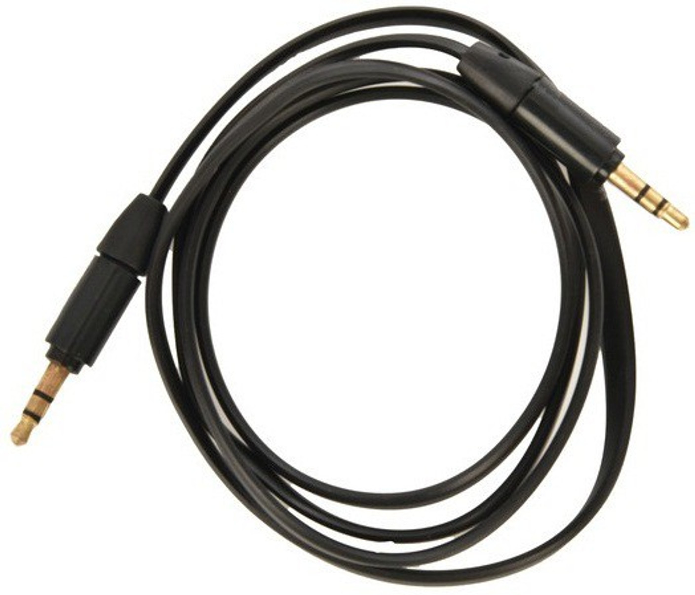 Techvik Flat Auxiliary Male Stereo for All Mobile Phone 3.5mm jack AUX