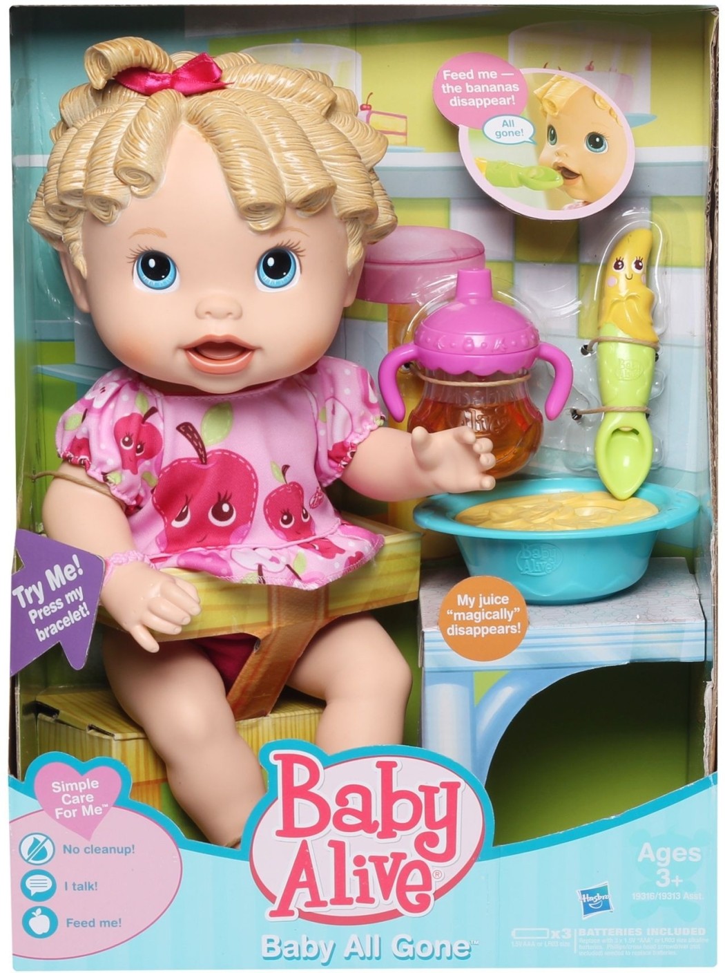 Kenner Baby Alive Doll - 1990 | With her bowl and bottle ...