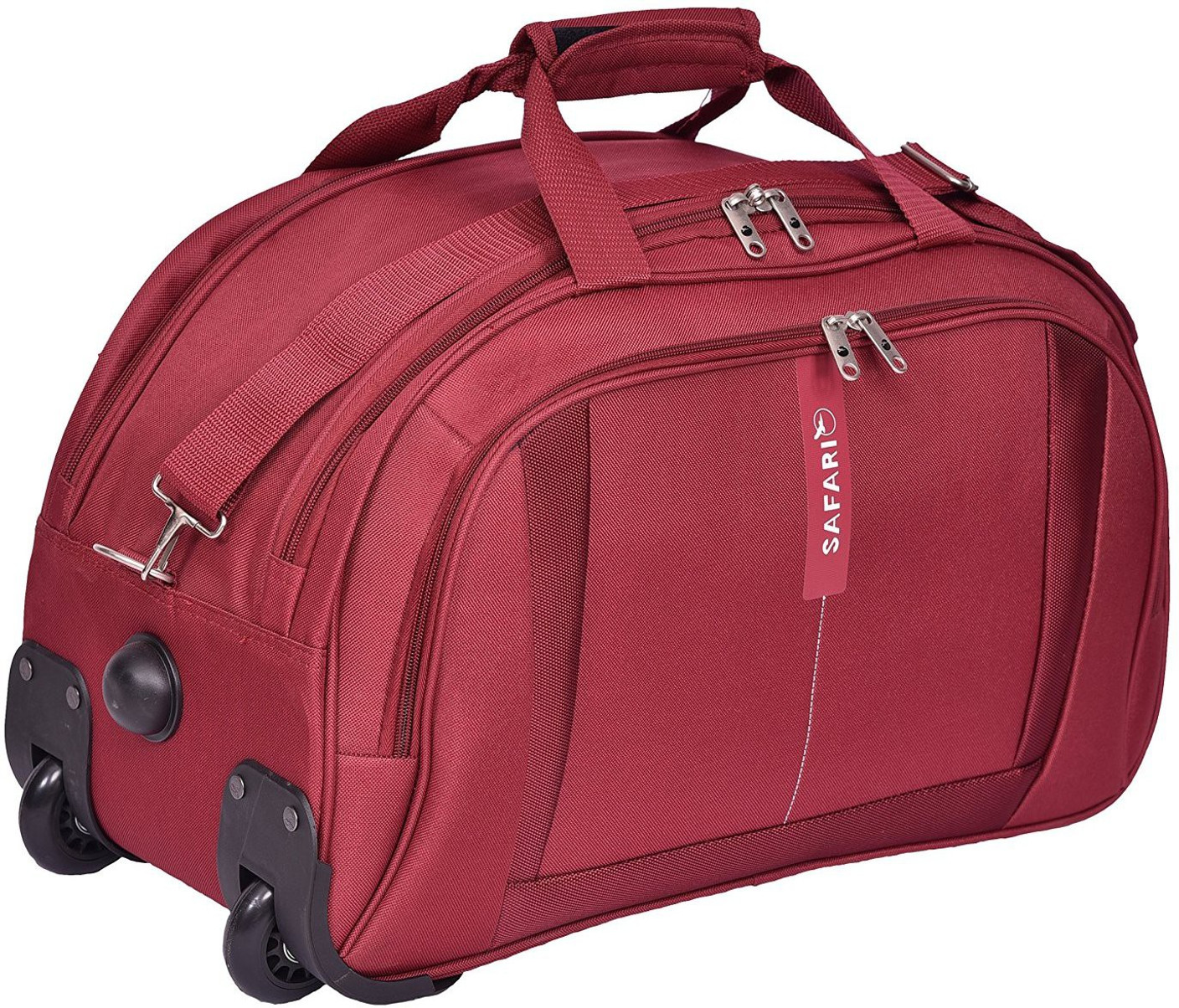 Safari Revv RDFL 20 inch/50 cm Duffel Strolley Bag Maroon - Price in India | 0