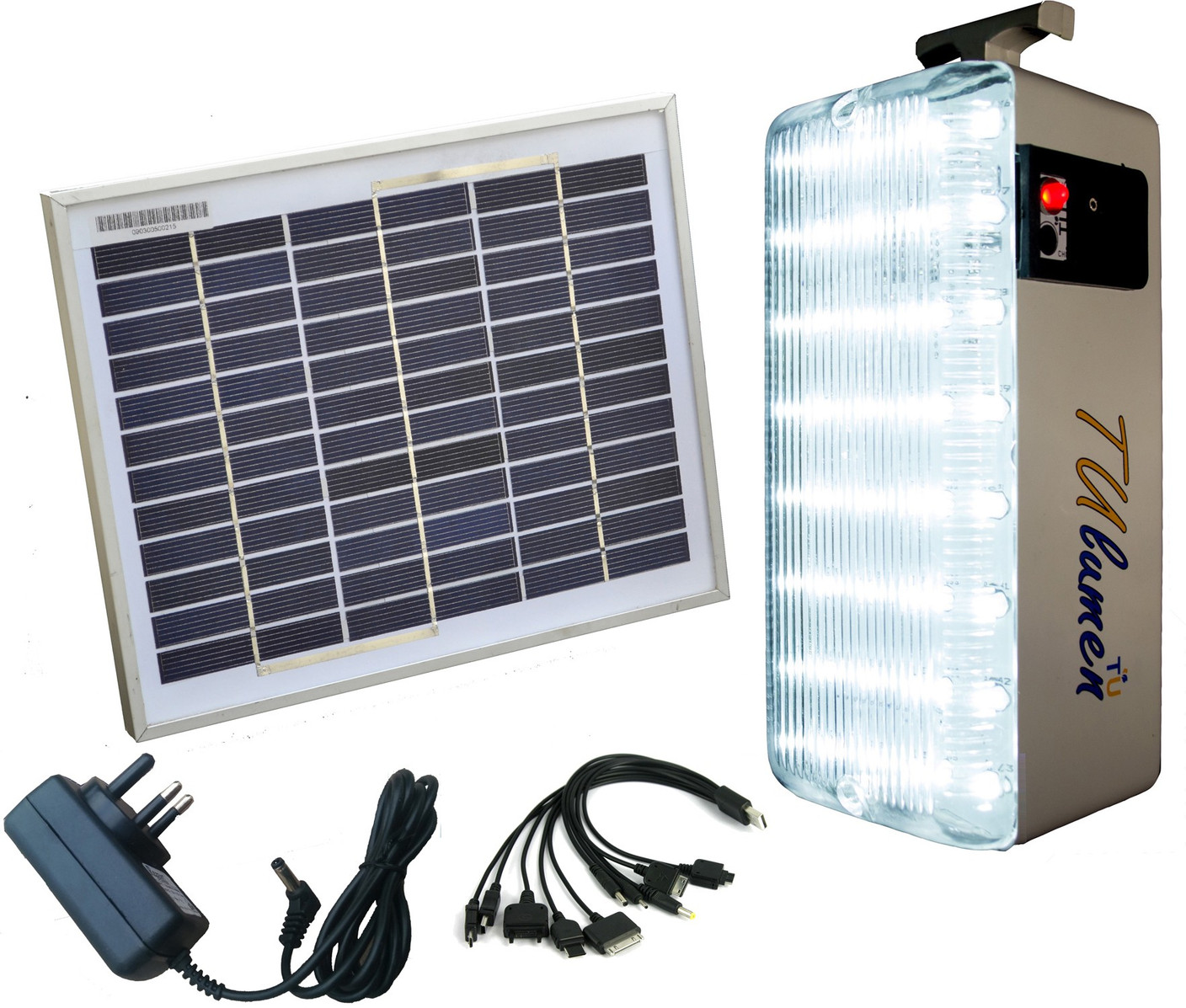 Technology Uncorked Solar Mobile Charger With LED Emergency Lights