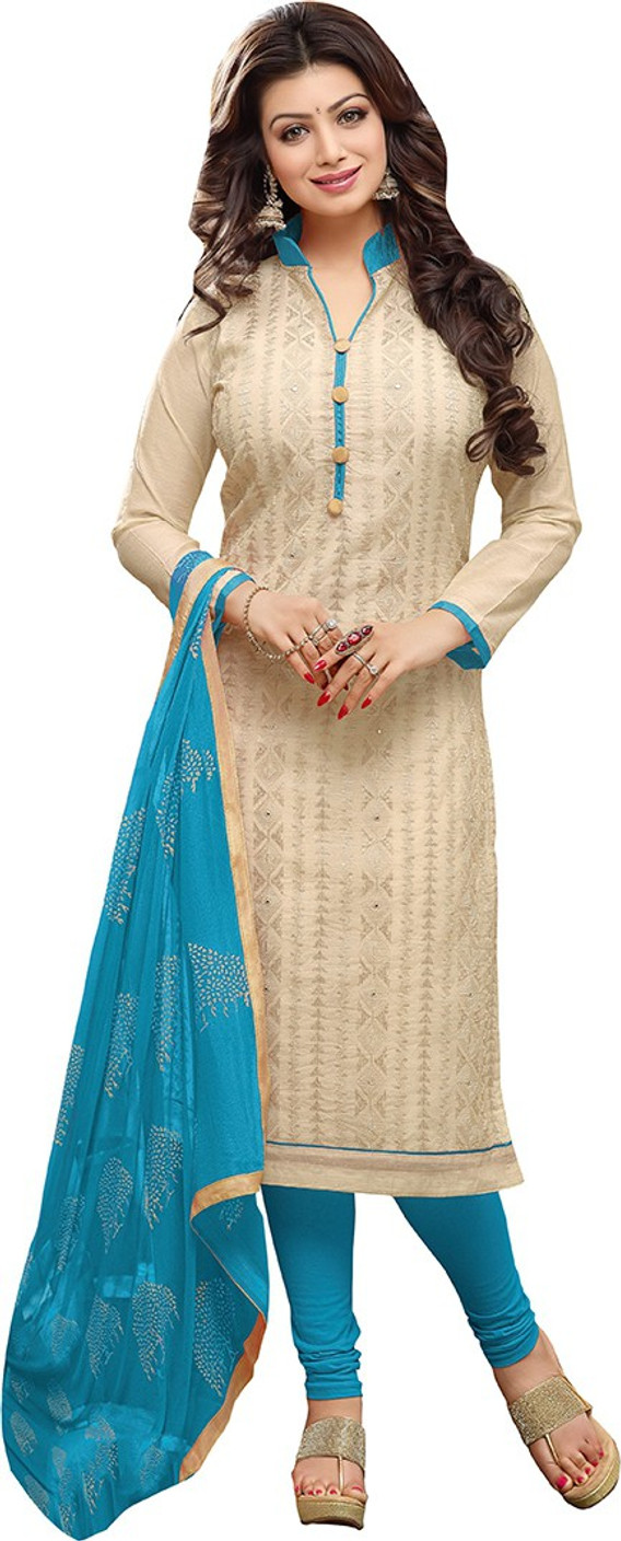 salwar suit material flipkart