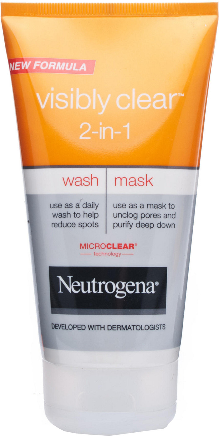 Neutrogena Visibly Clear 2in1 Wash and Mask Price in India, Buy