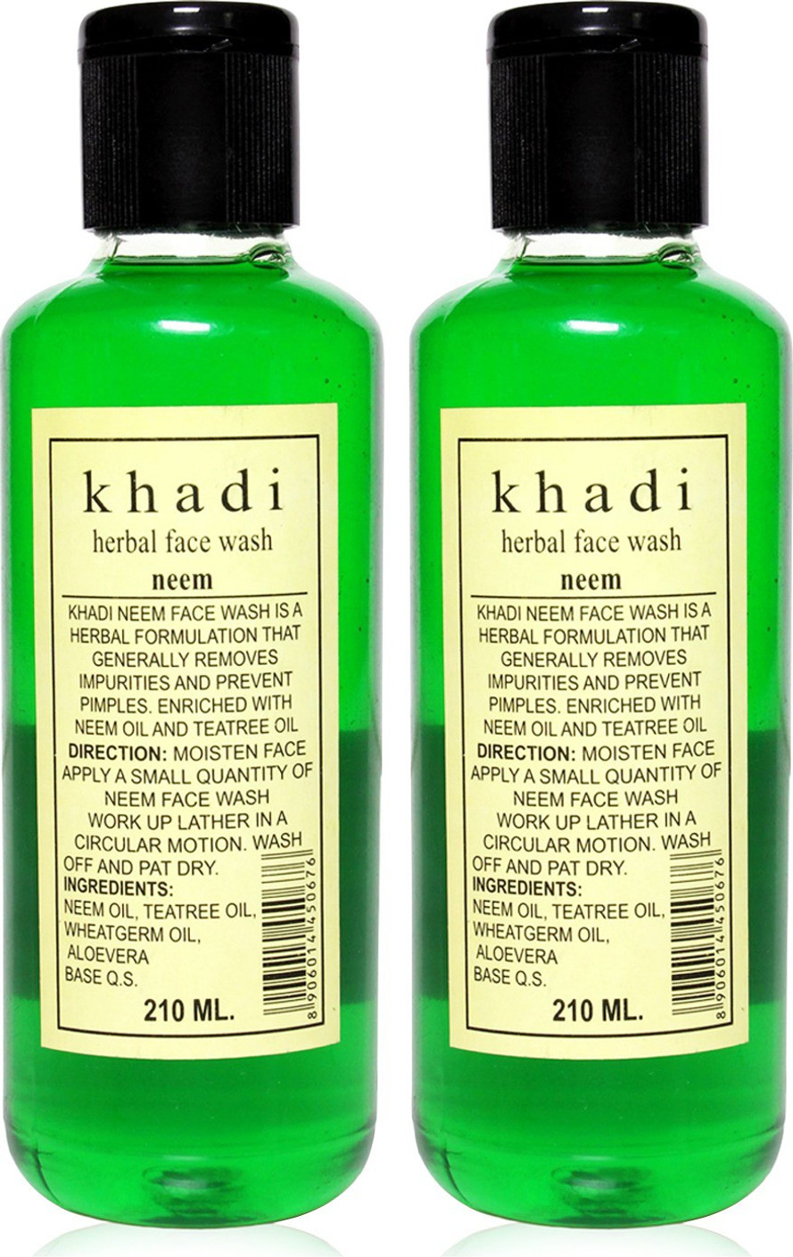 Khadi Herbal Neem Herbal Face Wash Price in India, Buy Khadi Herbal