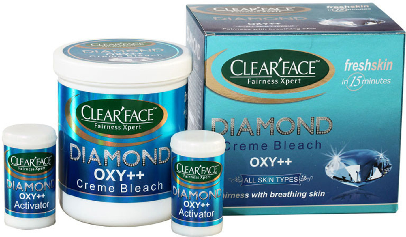 Clear Face Diamond Oxy Bleach Price in India, Buy Clear Face Diamond
