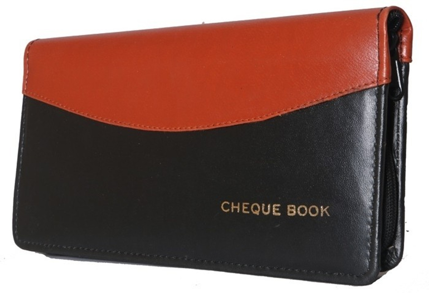 Craftstages Artificial Leather Cheque Book Holder