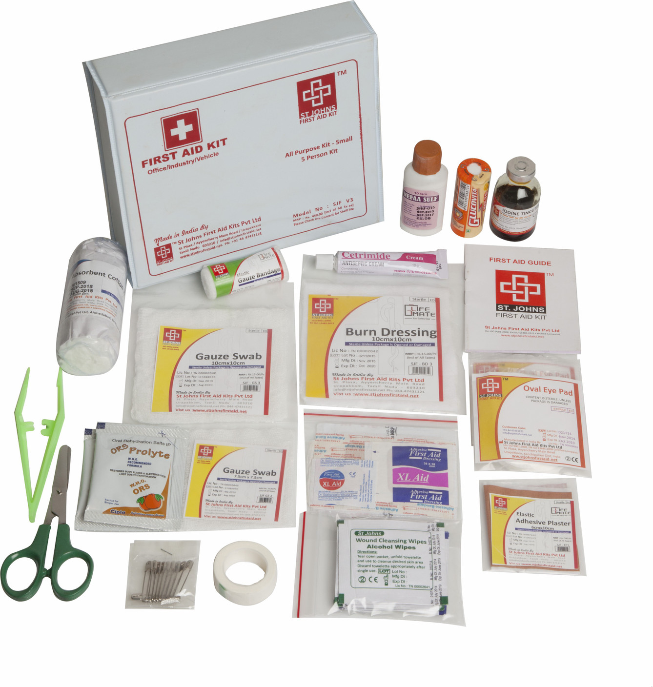 ST JOHNS FIRST AID SJF V3 First Aid Kit Price in India Buy ST JOHNS