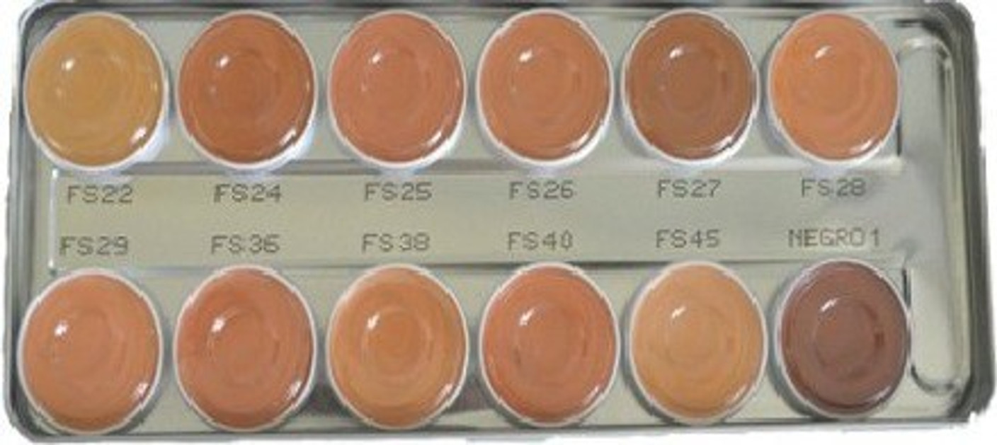 Kryolan SUPRACOLOR PALETTE 12 COLORS FS Foundation Price in India